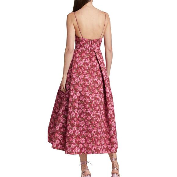 Sachin & Babi | Audra Floral Faille Midi-Dress - Picture 2 of 6
